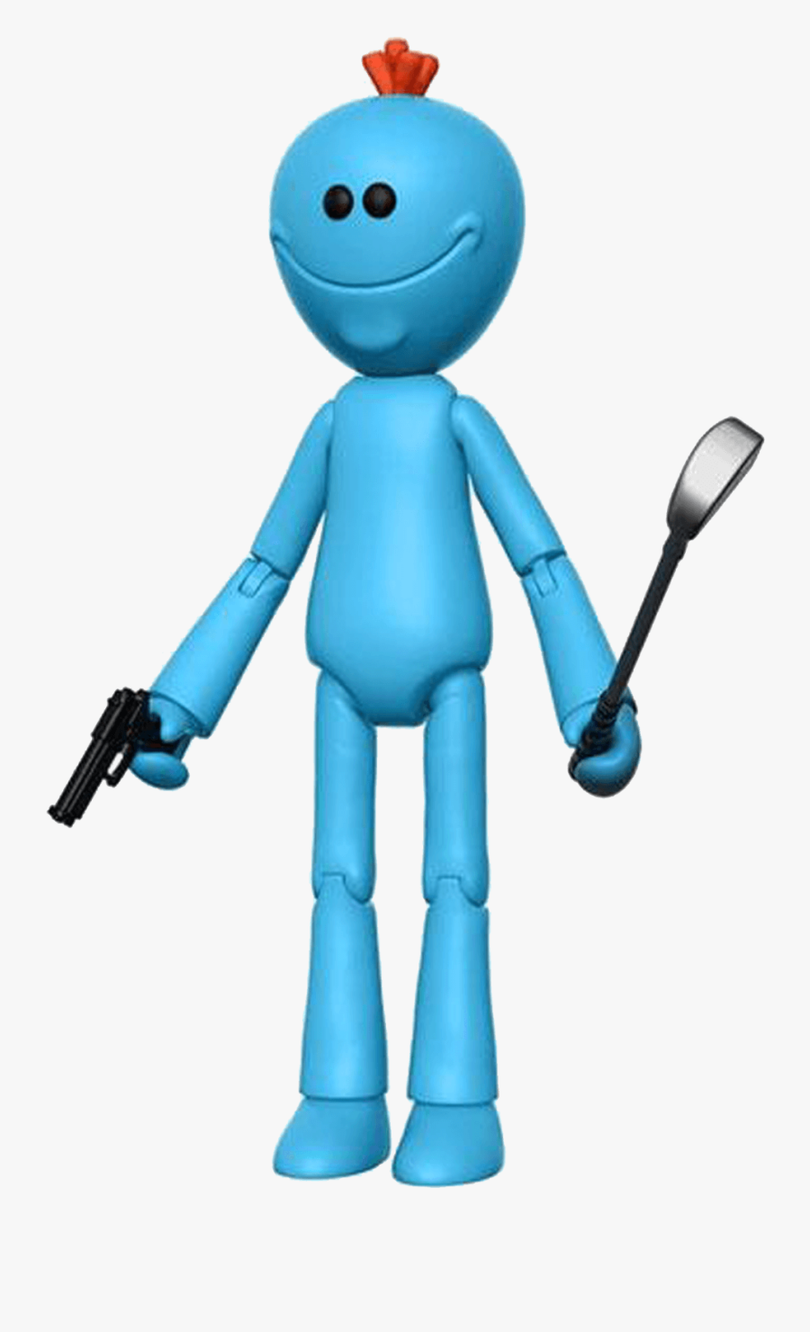 Cartoon,clip Figure,gesture,graphics - Rick And Morty Mr Meeseeks Figure, Transparent Clipart