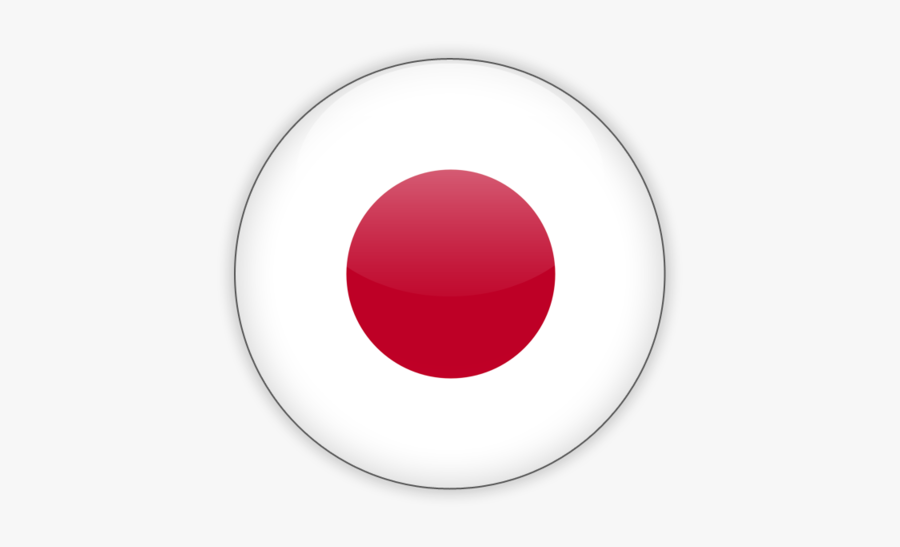 Flag Of Japan Clip Art - Japan Flag Circle Png, Transparent Clipart