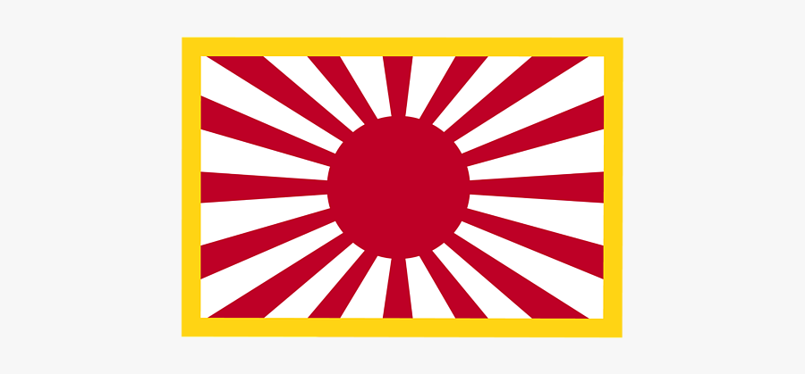 Japanese War Flag, Transparent Clipart