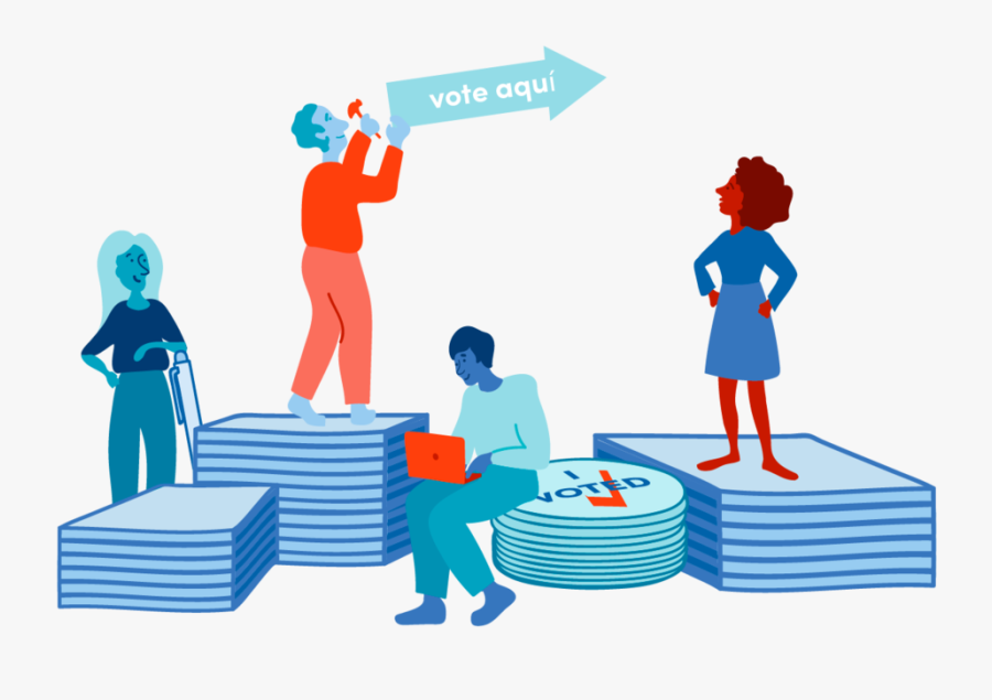 Voting Clipart Democratic Right - Illustration, Transparent Clipart