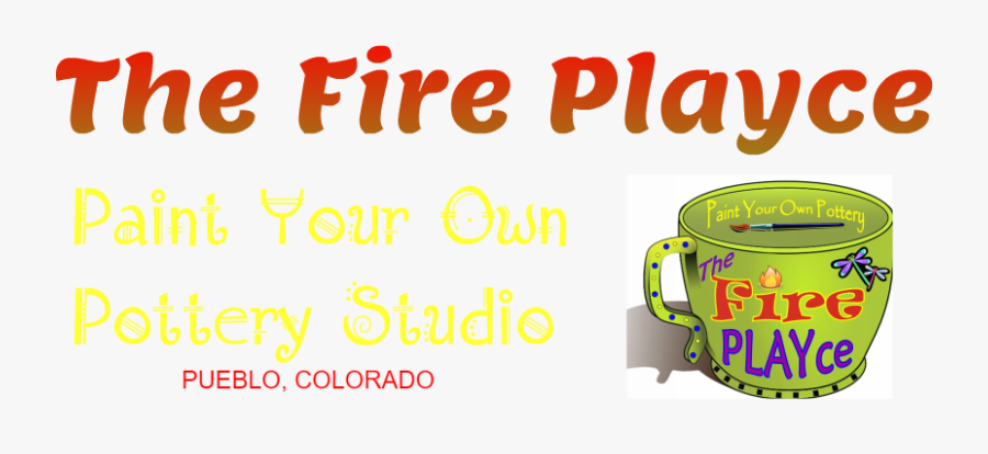 The Fire Playce Paint Your Own Pottery - Graphic Design, Transparent Clipart