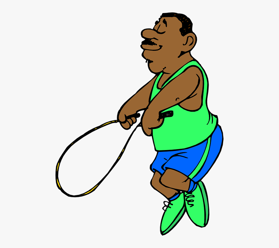 Skipping, Rope Skipping, Sports, Rope, Black, Sportive - Jumping Rope Clipart, Transparent Clipart