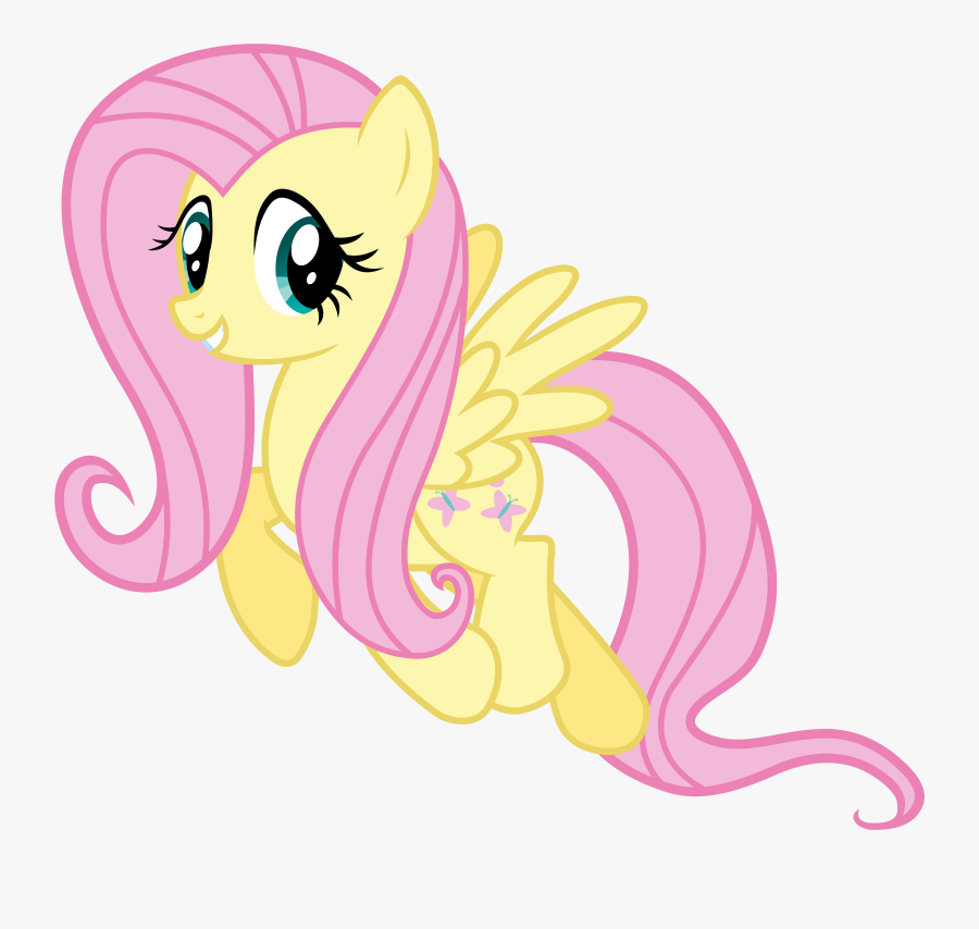 Fluttershy Pinkie Pie Rainbow Dash Rarity Twilight - Fluttershy Vector Png, Transparent Clipart