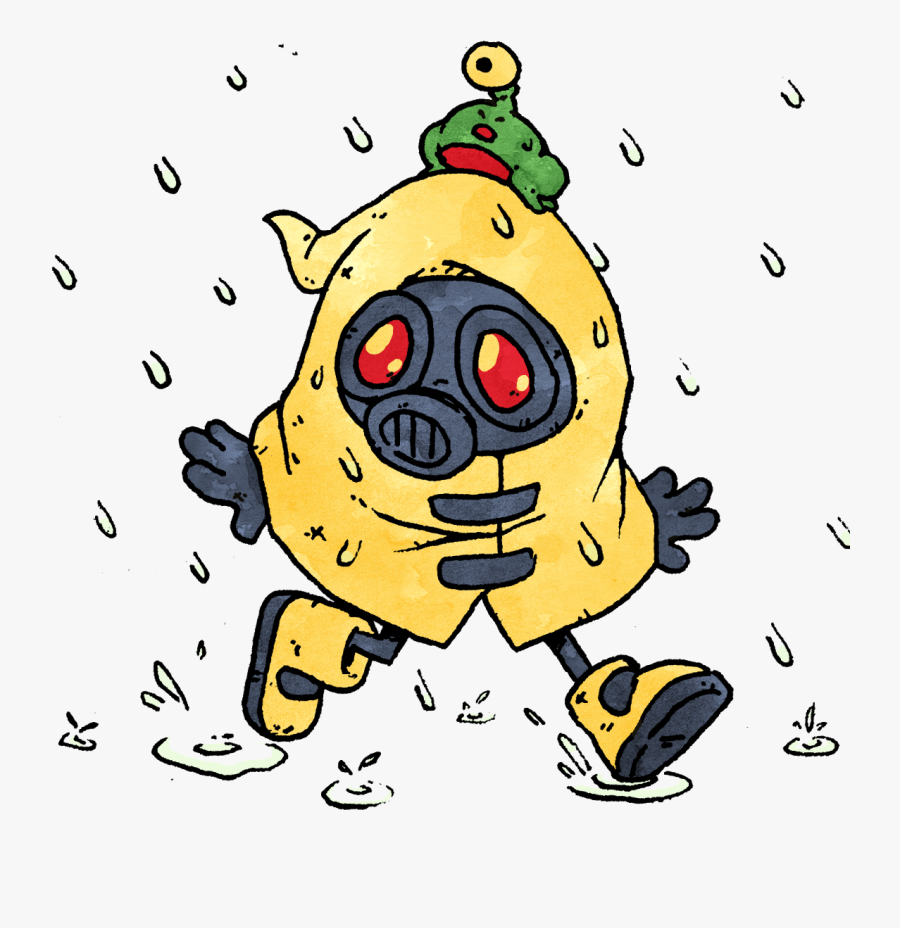 Skipping In The Nuclear Rain - Cartoon, Transparent Clipart