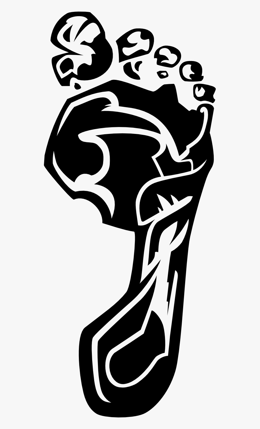 Barefoot Footwear - Illustration, Transparent Clipart