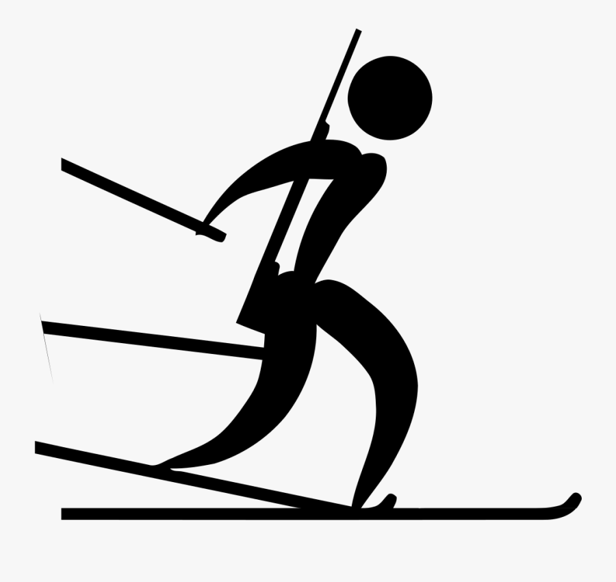 Ski Clip Winter Olympic, Transparent Clipart