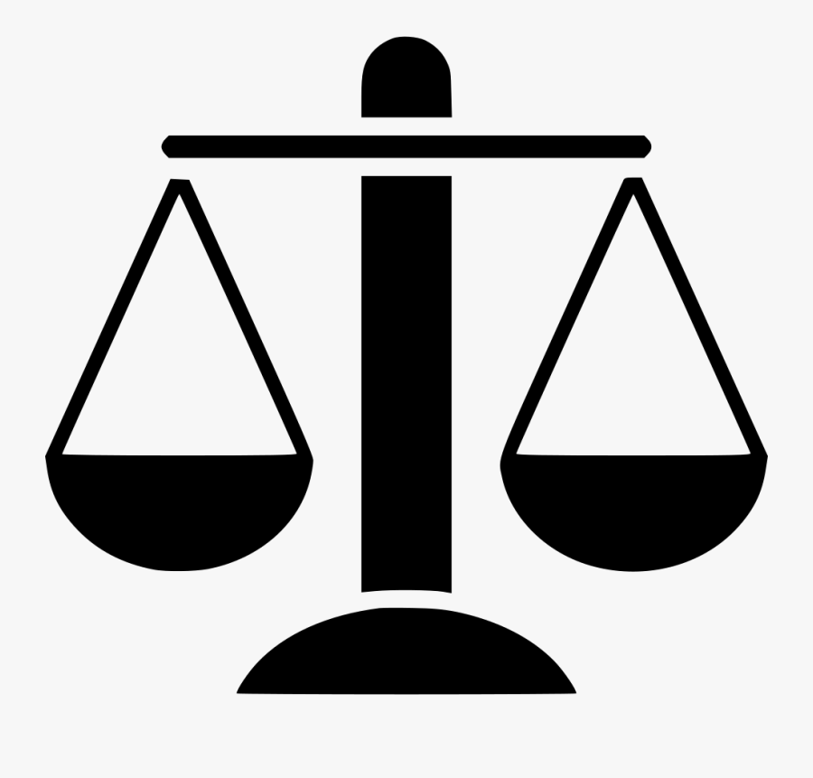 Scales Pair Of Lawyer - Pair Of Scales Icon, Transparent Clipart