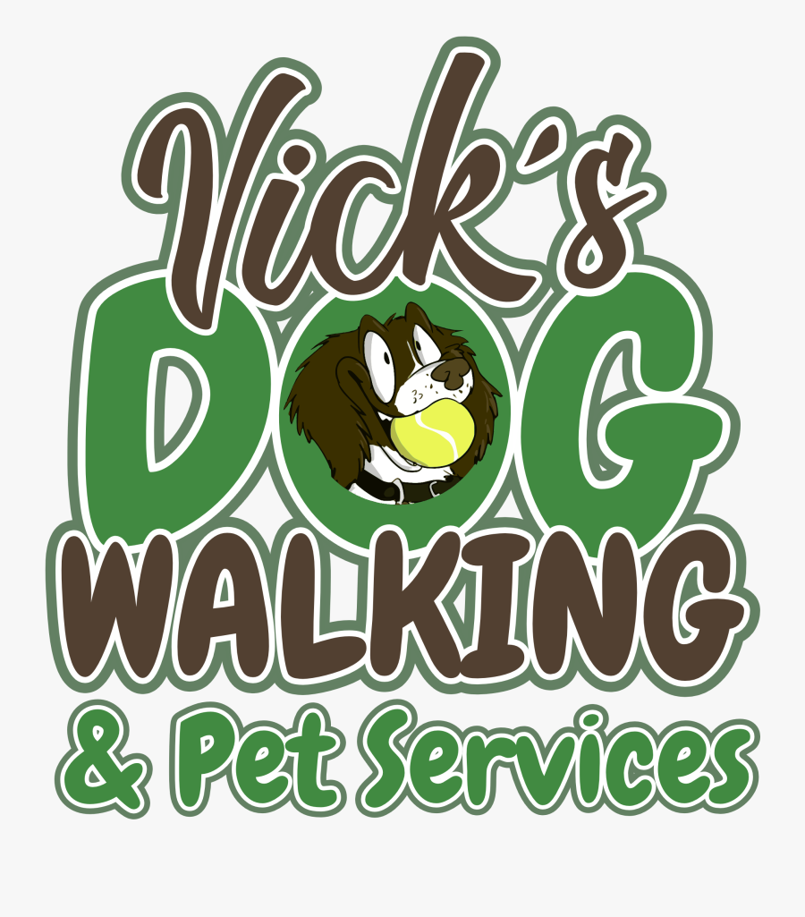 Vick"s Dog Walking Services - Illustration, Transparent Clipart