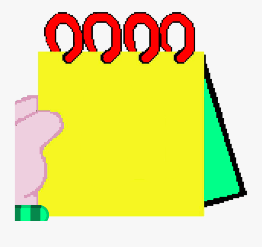 Blue's Clues Notebook Holding, Transparent Clipart