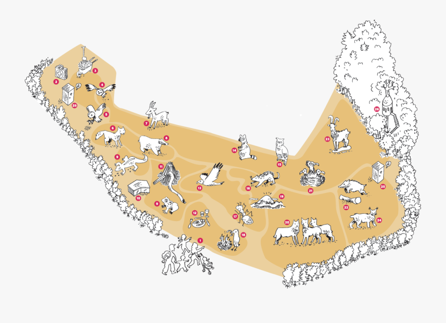 Zoo De La Garenne Plan, Transparent Clipart