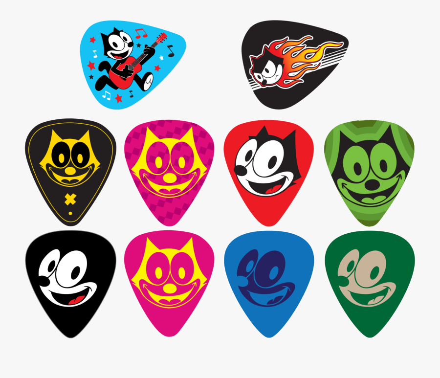 Felix Guitar Picks - Felix The Cat, Transparent Clipart