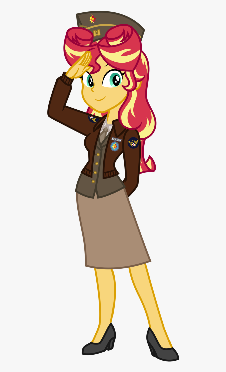 Military My Little Pony Equestria Girl Sunset Shimmer, Transparent Clipart