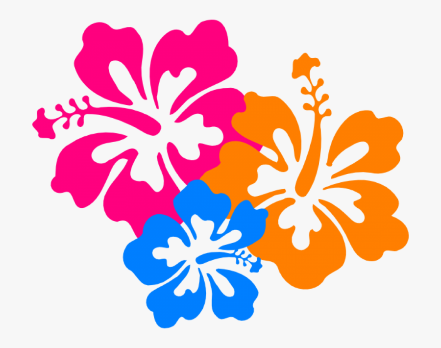 Hawaiian Hibiscus Clip Art - Hibiscus Flowers Clip Art, Transparent Clipart