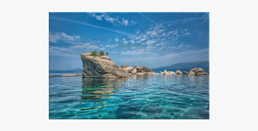 Clip Art Bonsai Rock Lake Tahoe - Sea, Transparent Clipart