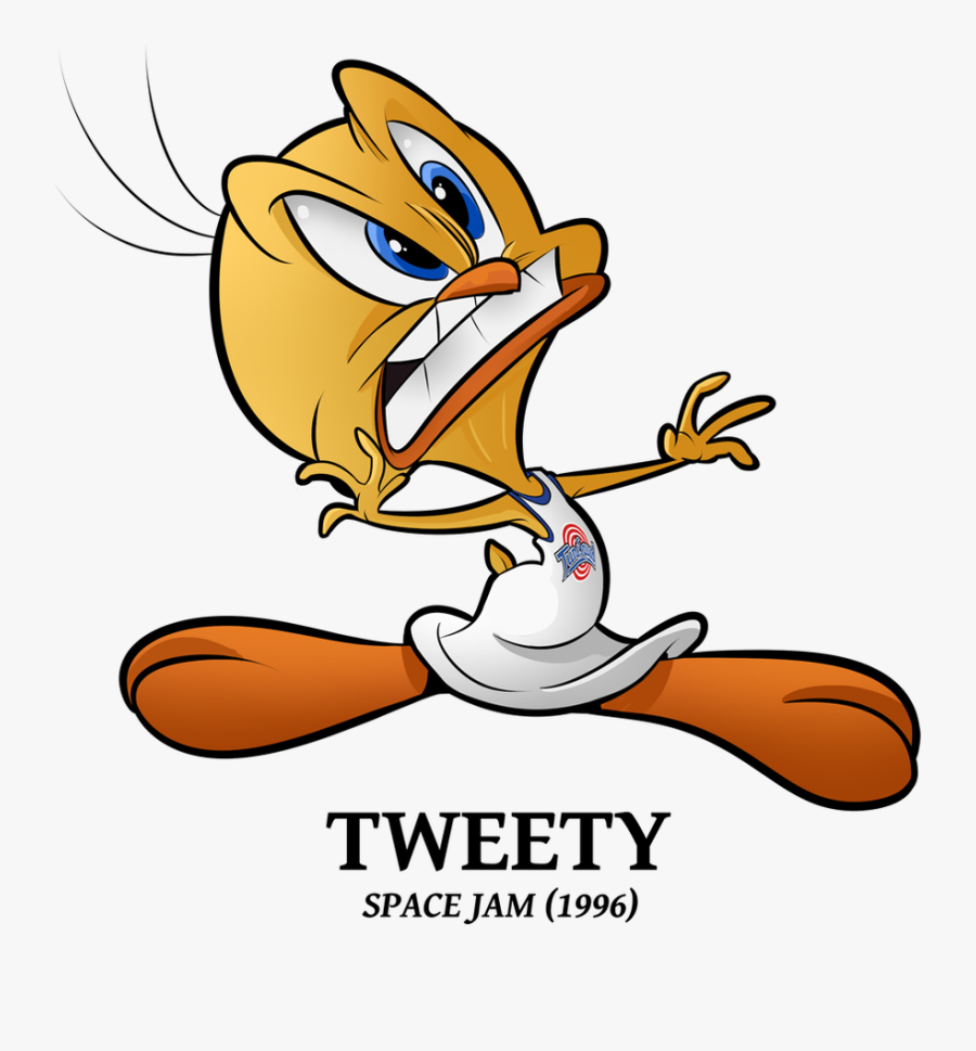 Tweety Space Jam Png, Transparent Clipart