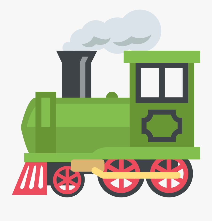 Clock Clipart Train - Steam Engine Clipart, Transparent Clipart