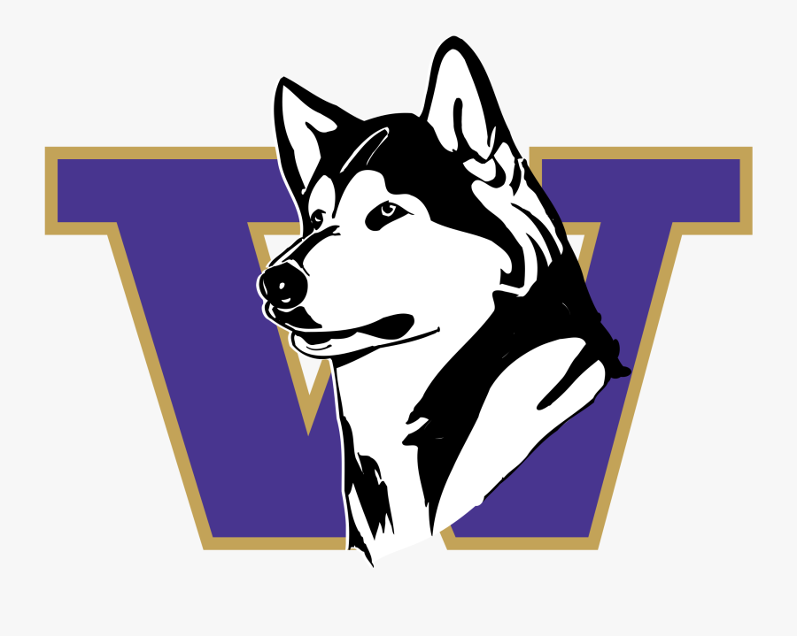 Washington Huskies Logo Png - University Of Washington Husky Logo, Transparent Clipart