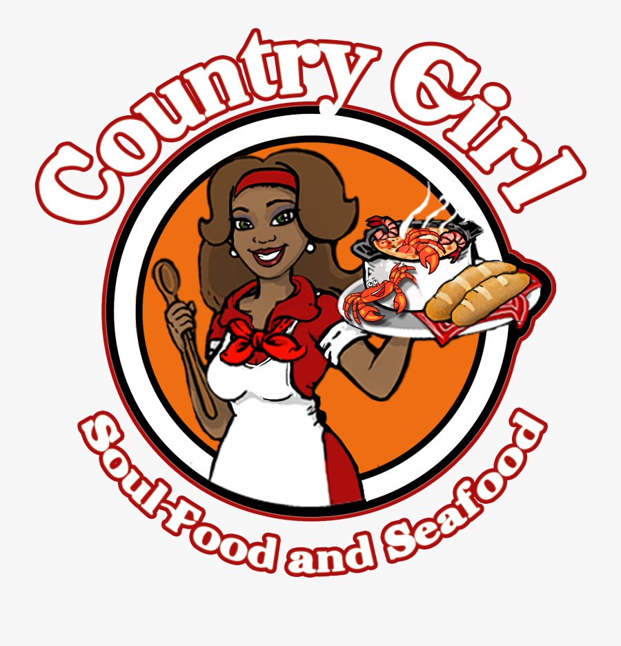Country Girl Soulfood And Seafood - Clip Art, Transparent Clipart