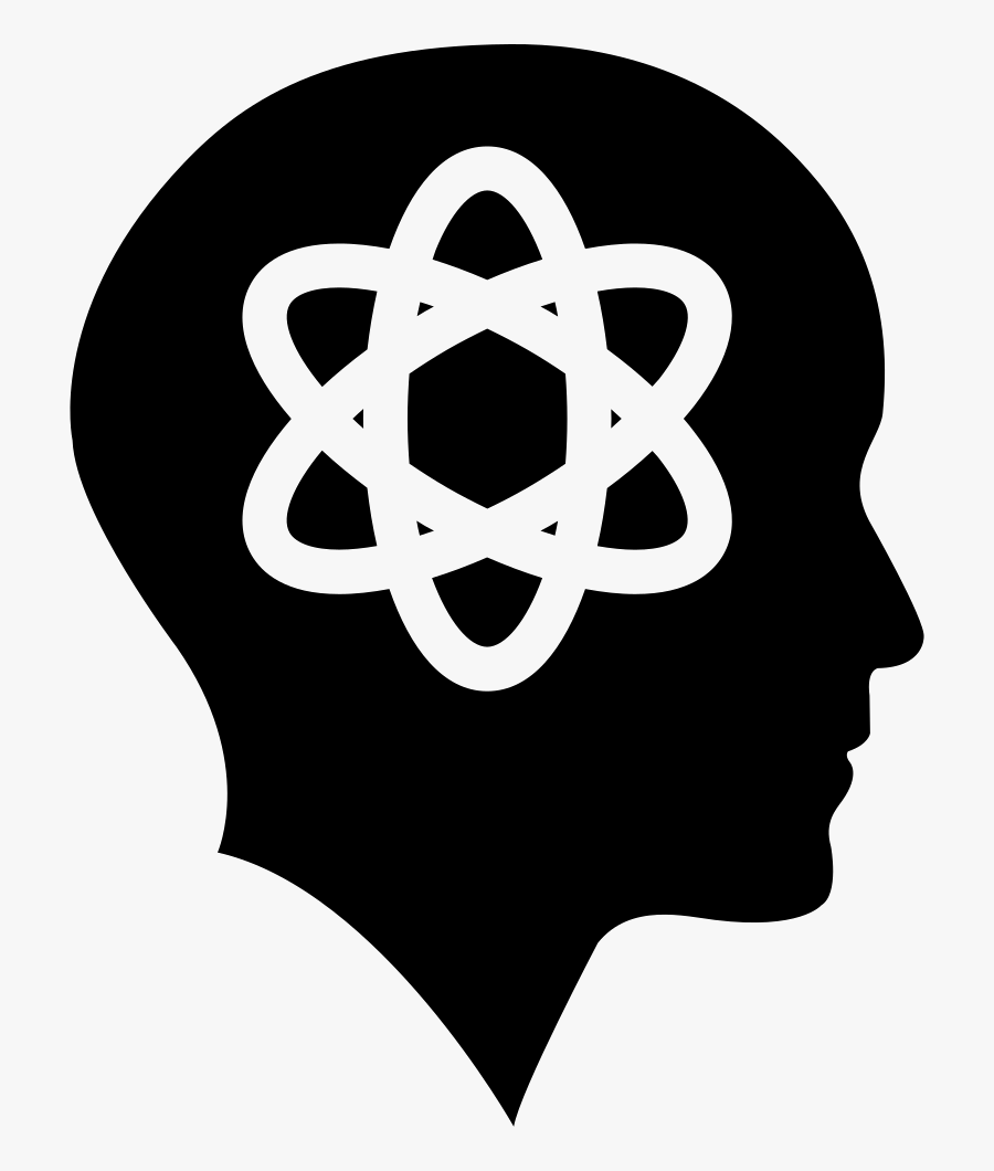 Bald Head With Science Symbol - Transparent Question Mark Symbol, Transparent Clipart