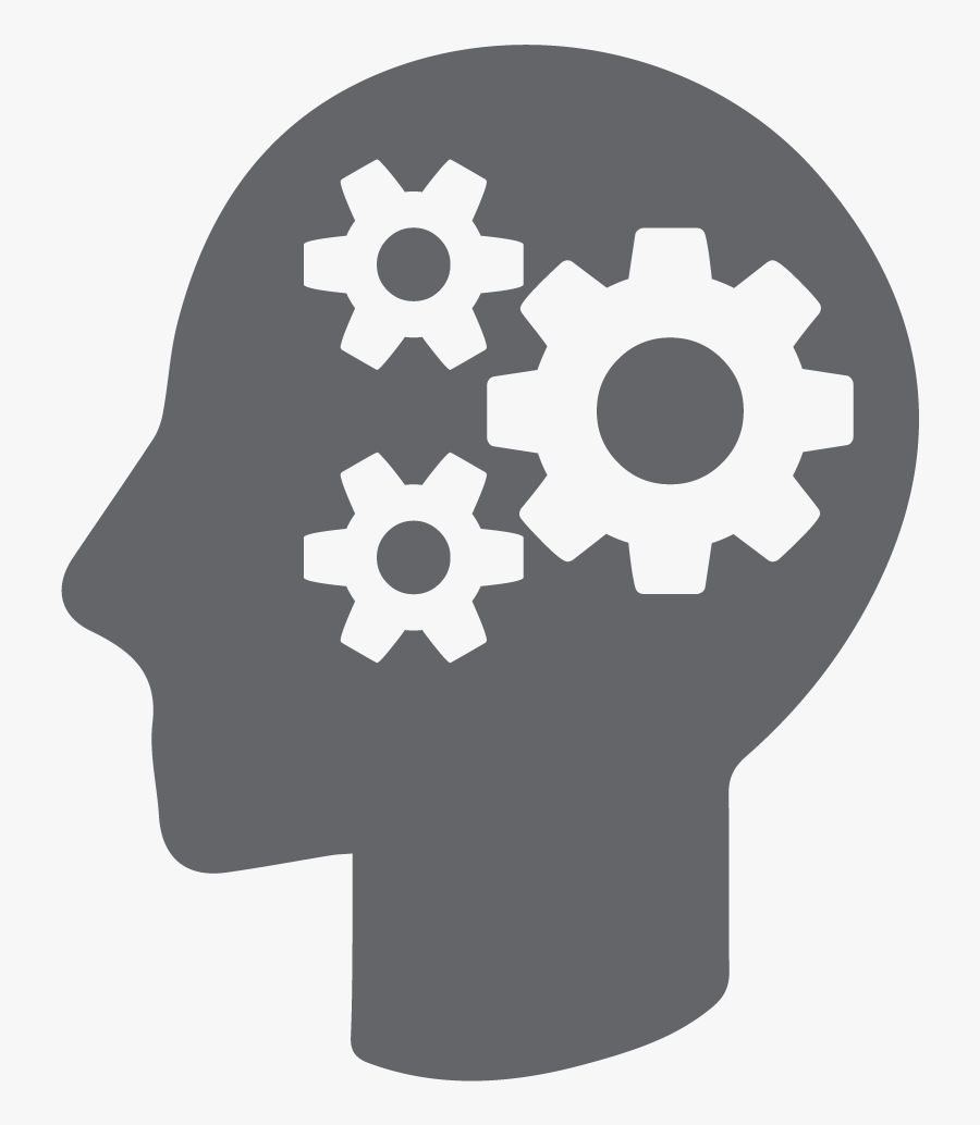 Behavioral Science Icon - Gears In Head Clipart, Transparent Clipart