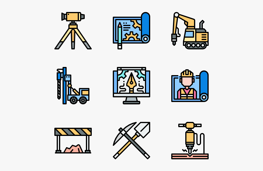 Iconos Verbales De Un Aeropuerto, Transparent Clipart