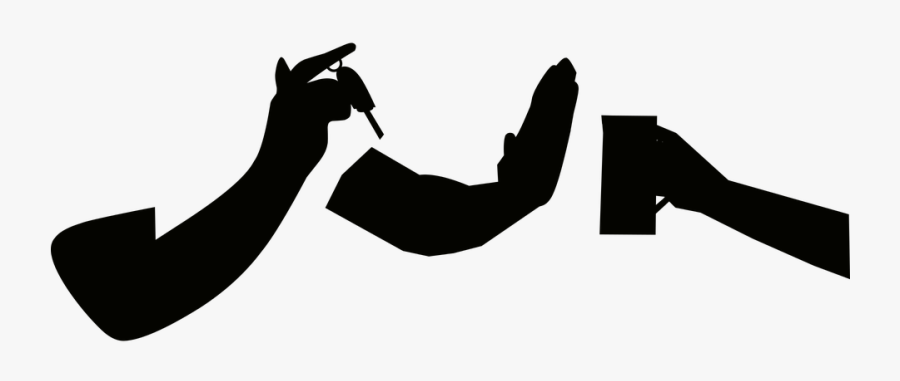 Hand, Drink, Refused, Car Keys, Drive While Drinking - Vektor Tangan Menolak, Transparent Clipart