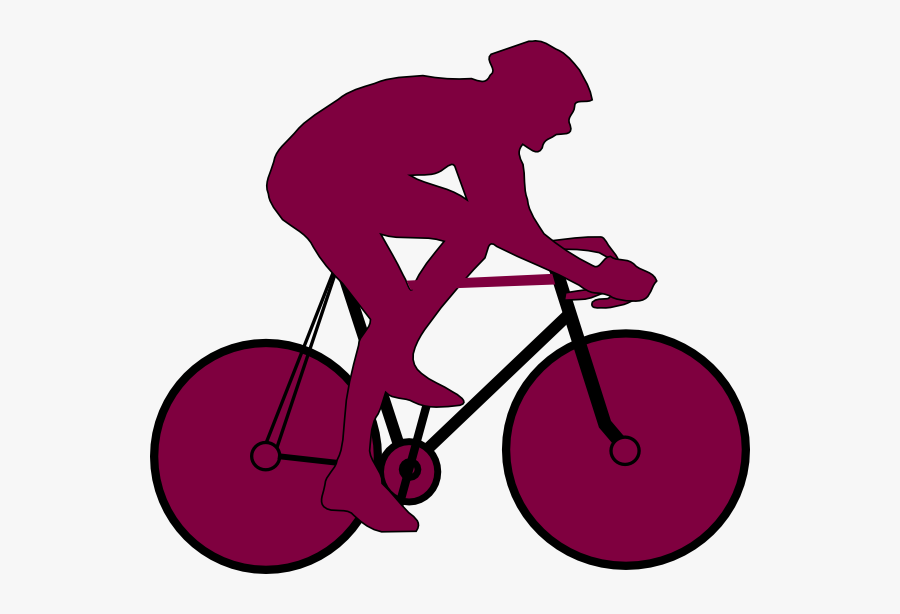 Green Cyclist, Transparent Clipart