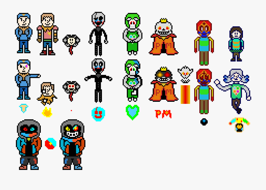 Undertale Sans Pixel Art Simple, Transparent Clipart