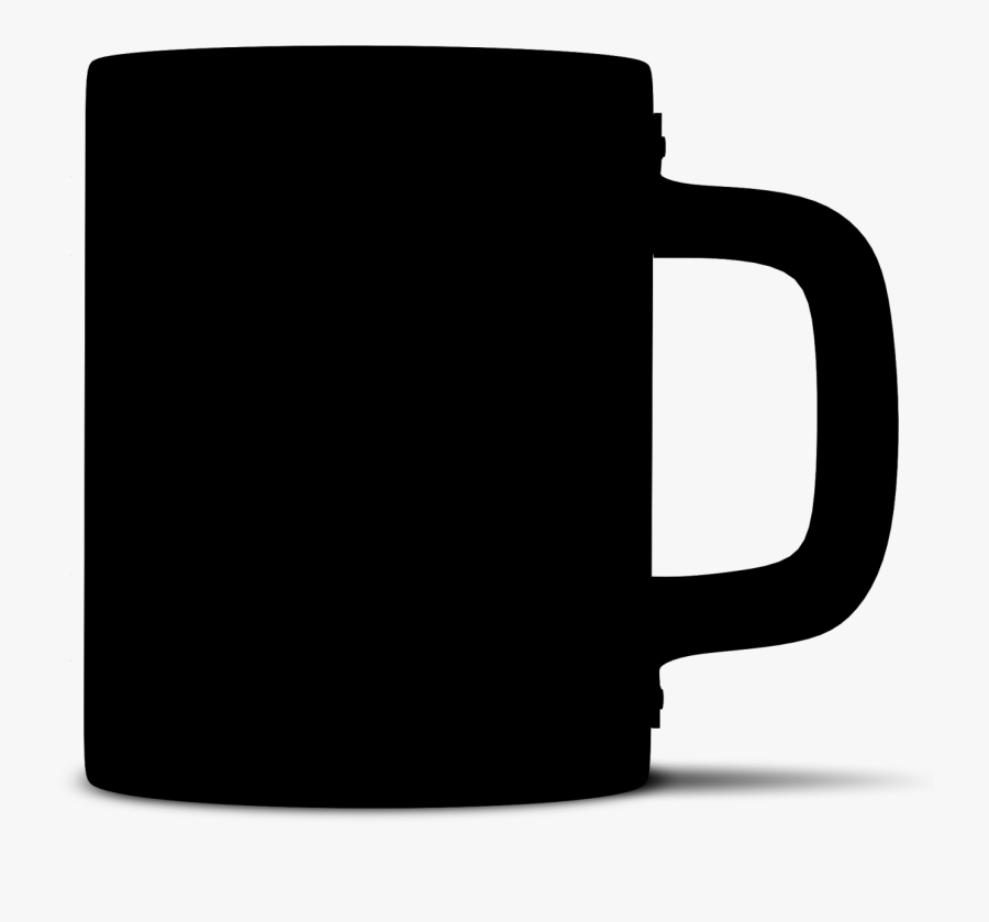 Mug M Coffee Cup Illustration Silhouette - Silhouette Coffee Mug Clipart, Transparent Clipart