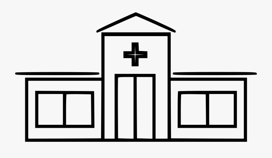 Emergency Room - Transparent Hospital Line Clip Art, Transparent Clipart