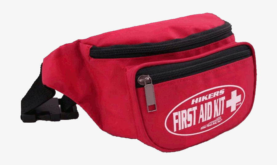First Aid Fanny Pack - Red First Aid Fanny Pack, Transparent Clipart