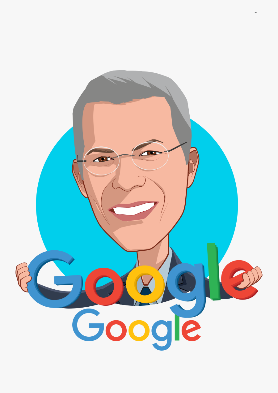 Caricature Of David T - Google, Transparent Clipart