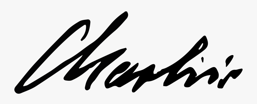 Firma De Charles Chaplin Clipart , Png Download - Charlie Chaplin Signature Png, Transparent Clipart
