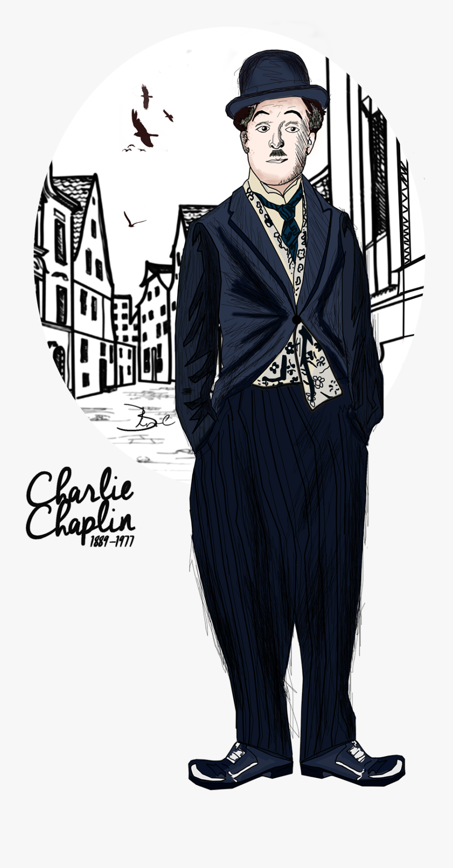 Charlie Chaplin, Transparent Clipart