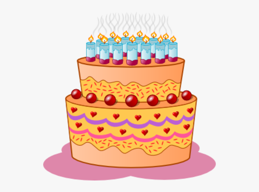Birthday Cake Clip Art, Transparent Clipart
