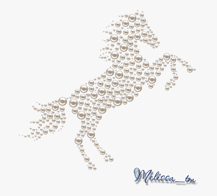 A From Pearls Png - Pearls Horse, Transparent Clipart