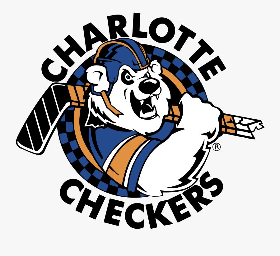 Charlotte Checkers Logo Png Transparent - Charlotte Checkers Old Logo, Transparent Clipart