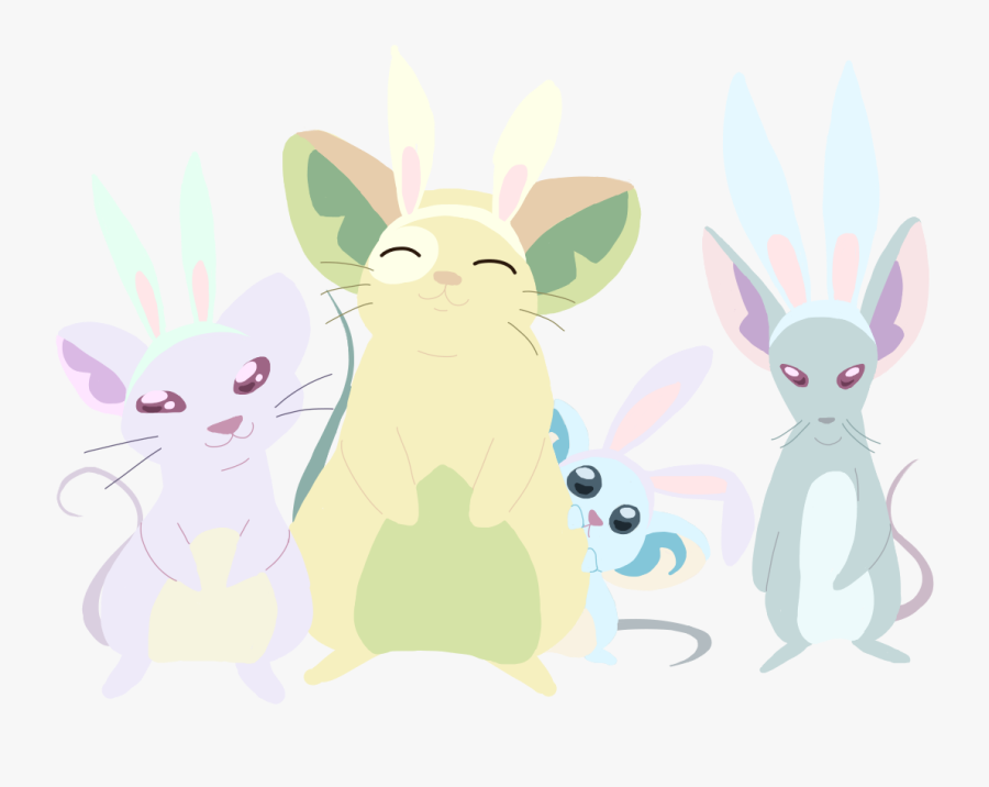 Transparent Easter Bunny Ears Png - Cartoon, Transparent Clipart