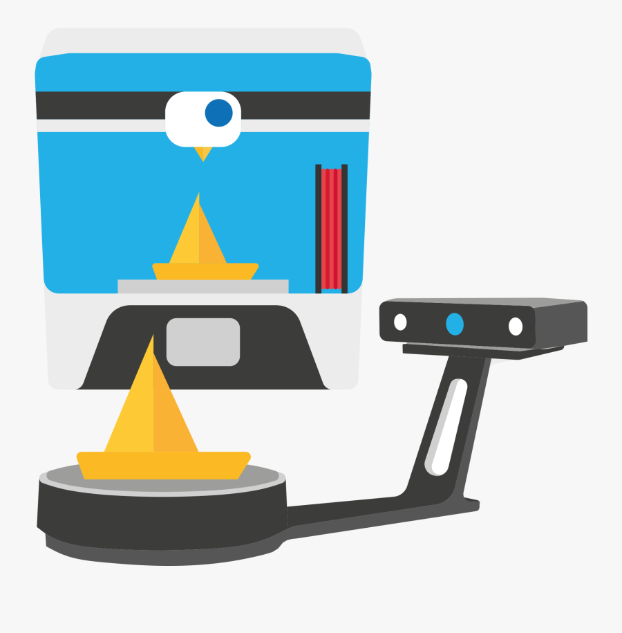 Cartoon 3d Printer Transparent, Transparent Clipart
