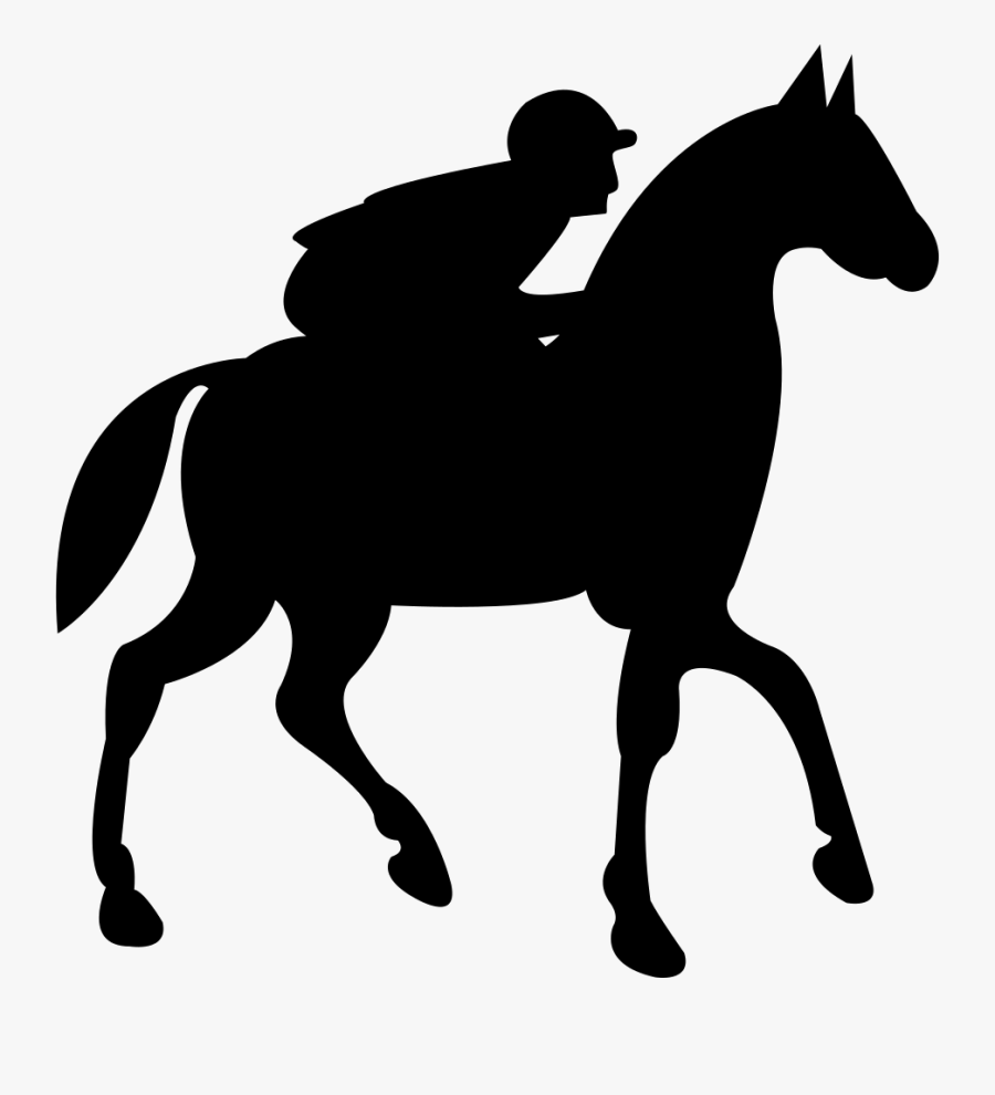 Transparent Dressage Horse Clipart - Horse Riding Icon Png, Transparent Clipart
