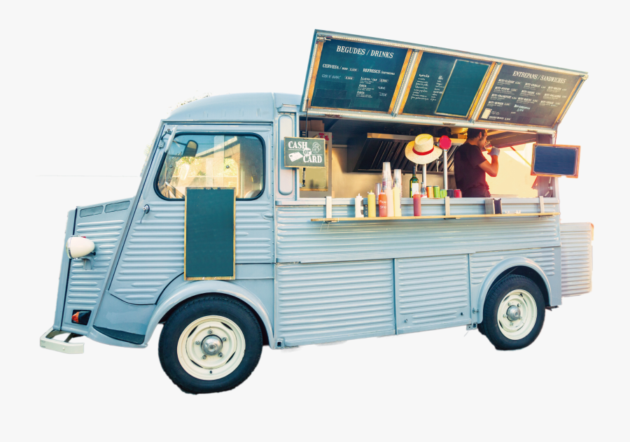 Food Truck Street Food Take-out Fast Food - Best Food Truck In India, Transparent Clipart