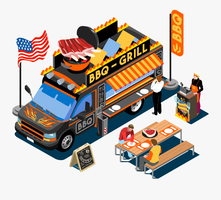 Fast Clipart Fast Car - Food Truck, Transparent Clipart