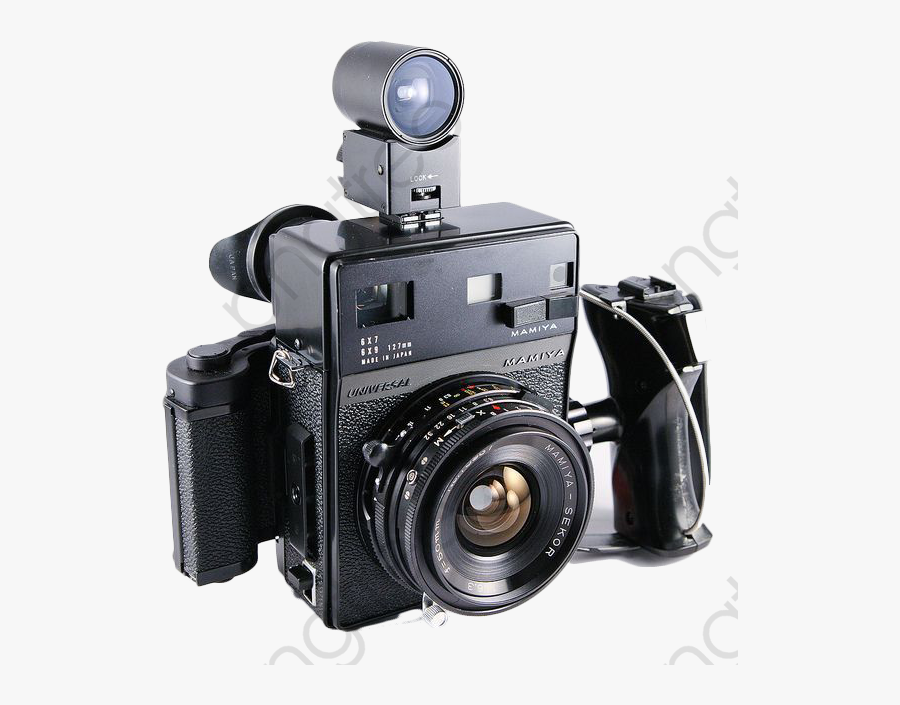 Polaroid Slr Camera Clipart - Mamiya Universal 75mm, Transparent Clipart