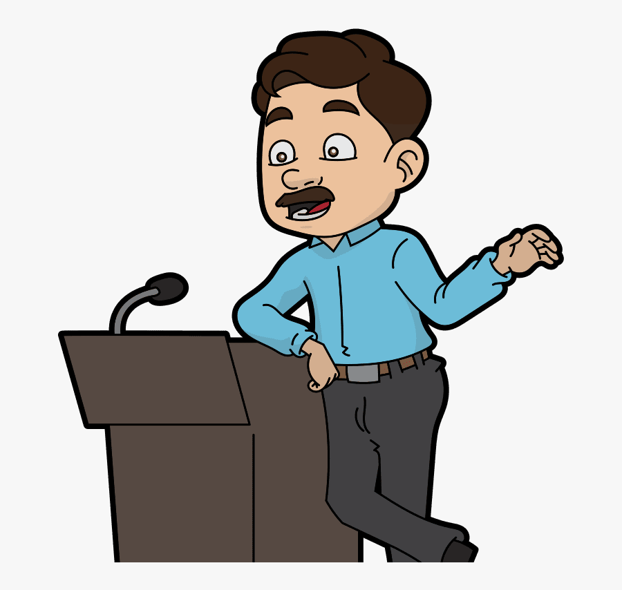 Clip Art Public Speaker, Transparent Clipart