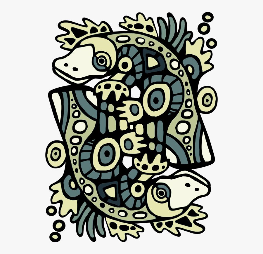 Platypus Abstract Art, Transparent Clipart