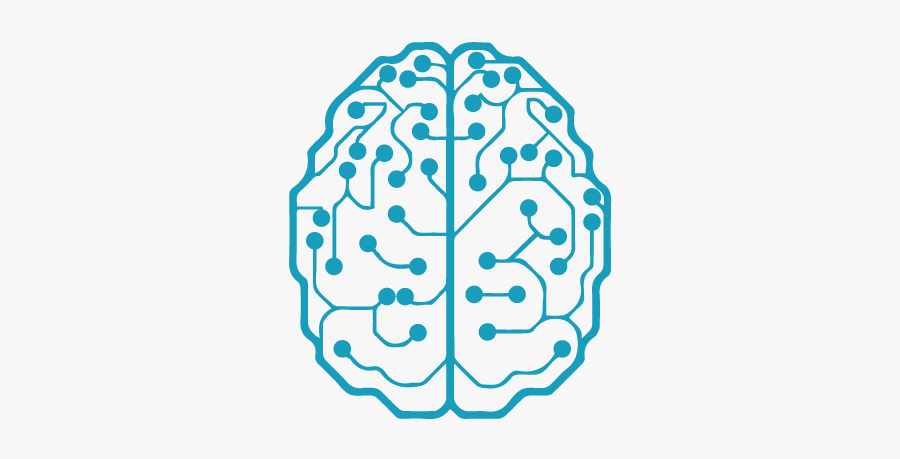 Cyber Brain, Transparent Clipart