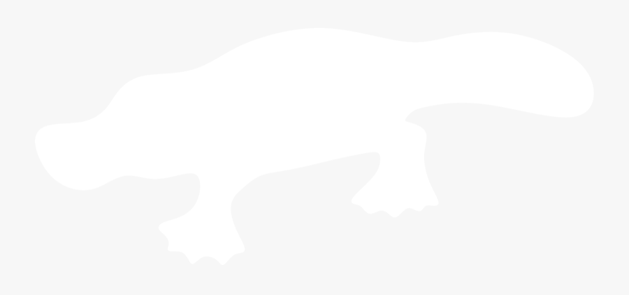 Platypus Silhouette By Paperlightbox, Transparent Clipart