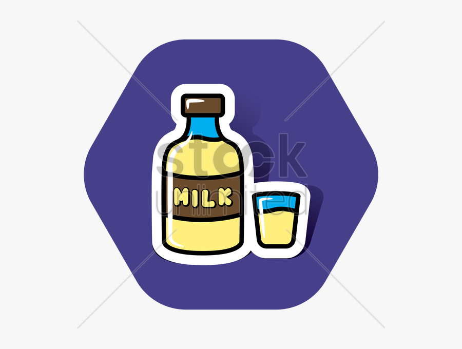 Glass Milk Bottle Clipart , Png Download - Illustration, Transparent Clipart