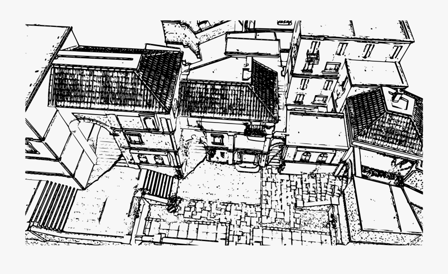 Mediterranean Village Clip Arts, Transparent Clipart