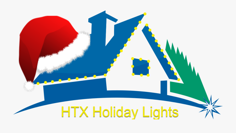 Htxholidaylightslogo2 - House Pressure Washing Clip Art, Transparent Clipart